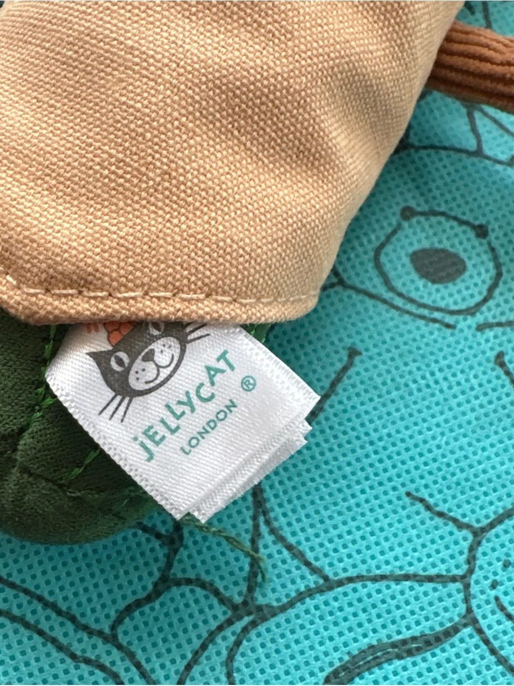 Jellycat rose bouquet with bag of purchase